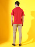 Turkey Red Longevity Premium Cotton Polo T-Shirt For Men