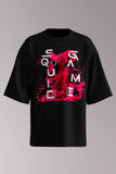 Squid Game Unisex Printed Oversized Drop Shoulder T-Shirt