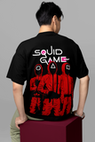 Squid Game 3 Unisex Printed Oversized Drop Shoulder T-Shirt