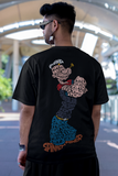 Popeye Printed Oversized Drop Shoulder T-Shirt