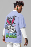 Bugs Bunny Printed Oversized Drop Shoulder T-Shirt