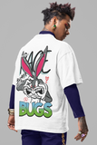 Bugs Bunny Printed Oversized Drop Shoulder T-Shirt