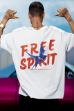 Free Spirit Printed Oversized Drop Shoulder T-Shirt