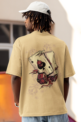 DIACE Printed Oversized Drop Shoulder Cotton T-Shirt