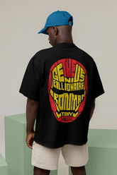 IRON MAN Printed Oversized Drop Shoulder T-Shirt
