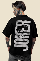 Joker Printed Oversized Drop Shoulder T-Shirt