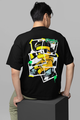 The Simpsons Printed Oversized Drop Shoulder T-Shirt