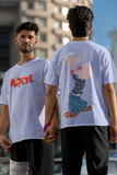 Popeye Printed Oversized Drop Shoulder T-Shirt