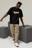 Naruto Printed Oversized Drop Shoulder T-Shirt