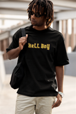 Hell Boy Printed Oversized Drop Shoulder T-Shirt