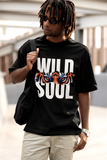 Wild Soul Printed Oversized Drop Shoulder T-Shirt