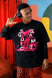 Squid Game Unisex Printed Oversized Drop Shoulder T-Shirt