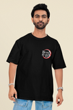 Demon Slayer Printed Oversized Drop Shoulder T-Shirt