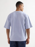 Oversized Fit Soft Lavender Heavy Cotton T-Shirt For Men