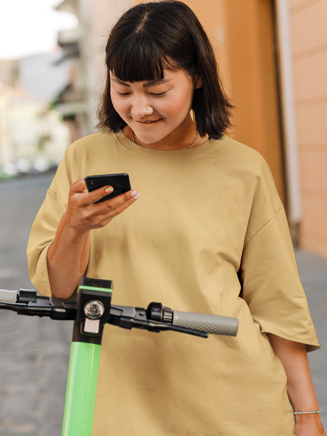 Oversized Fit Heavy Cotton T-Shirt For Women