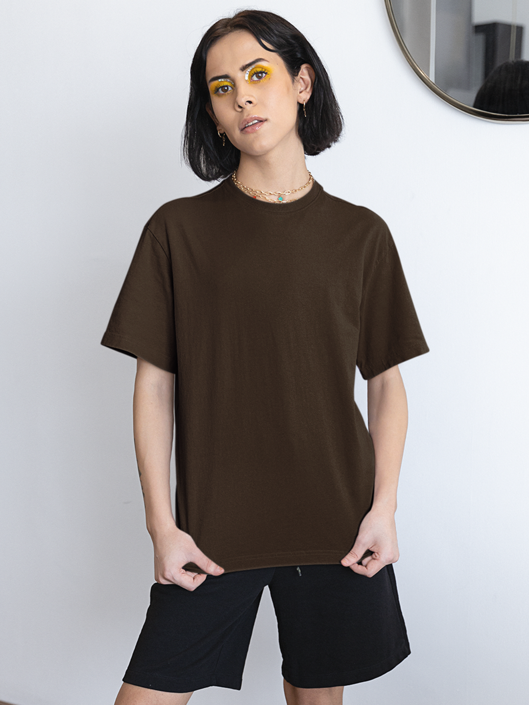 Oversized Fit Heavy Cotton T-Shirt For Women