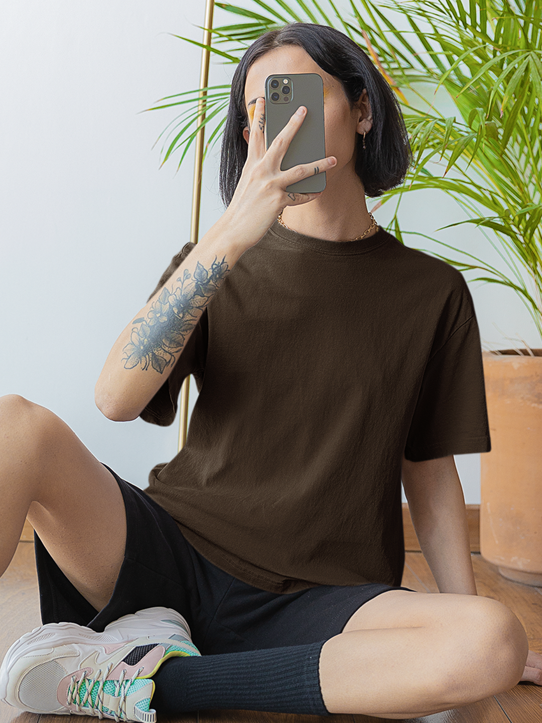 Oversized Fit Heavy Cotton T-Shirt For Women
