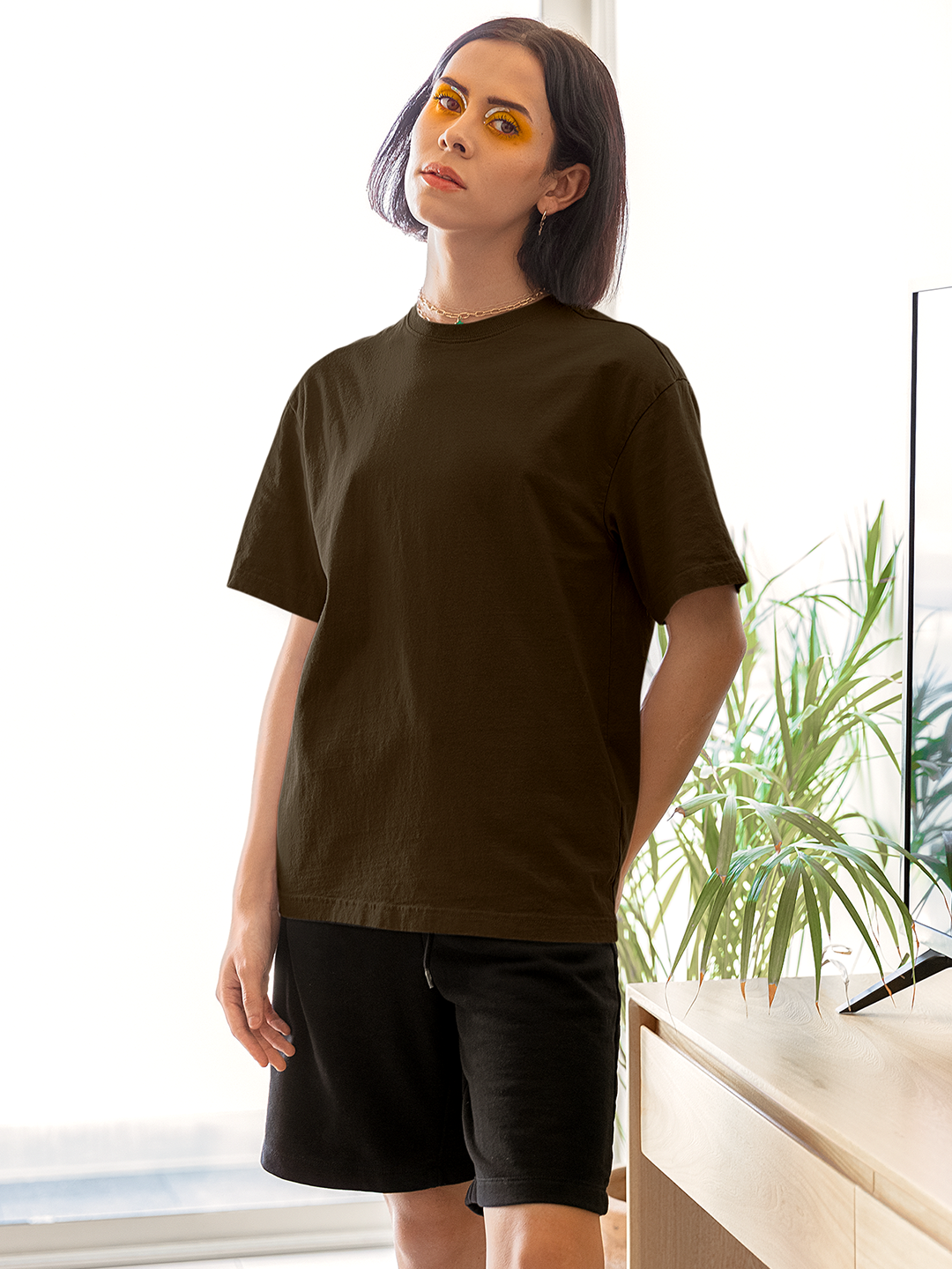 Oversized Fit Heavy Cotton T-Shirt For Women