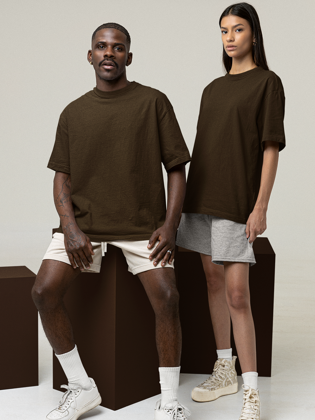Oversized Fit Heavy Cotton T-Shirt For Women