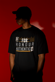 COH Authentic Printed Oversized Drop Shoulder T-Shirt