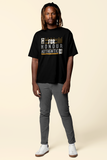 COH Authentic Printed Oversized Drop Shoulder T-Shirt