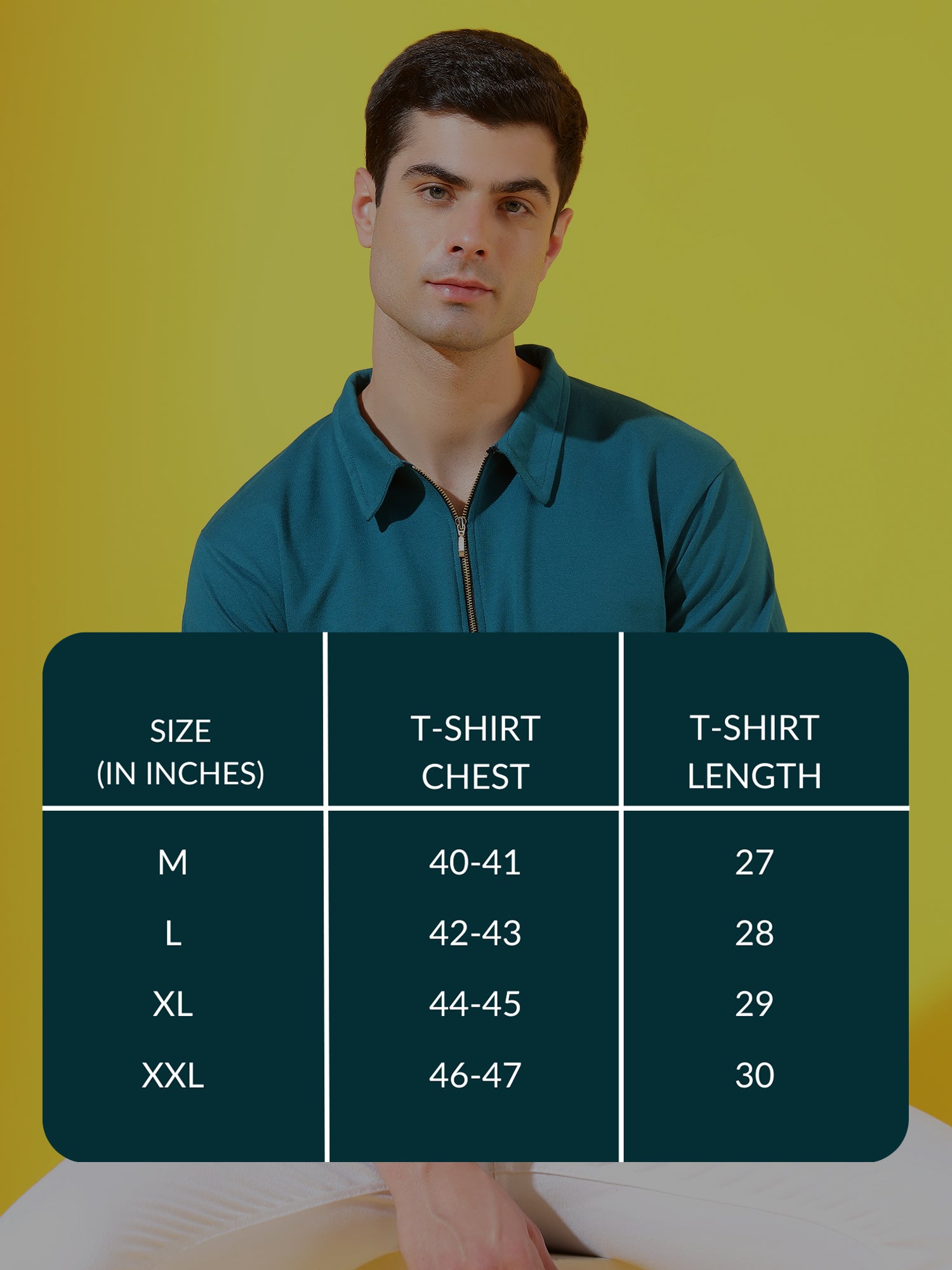 Marine Blue Zipper Premium Cotton Polo T-Shirt For Men