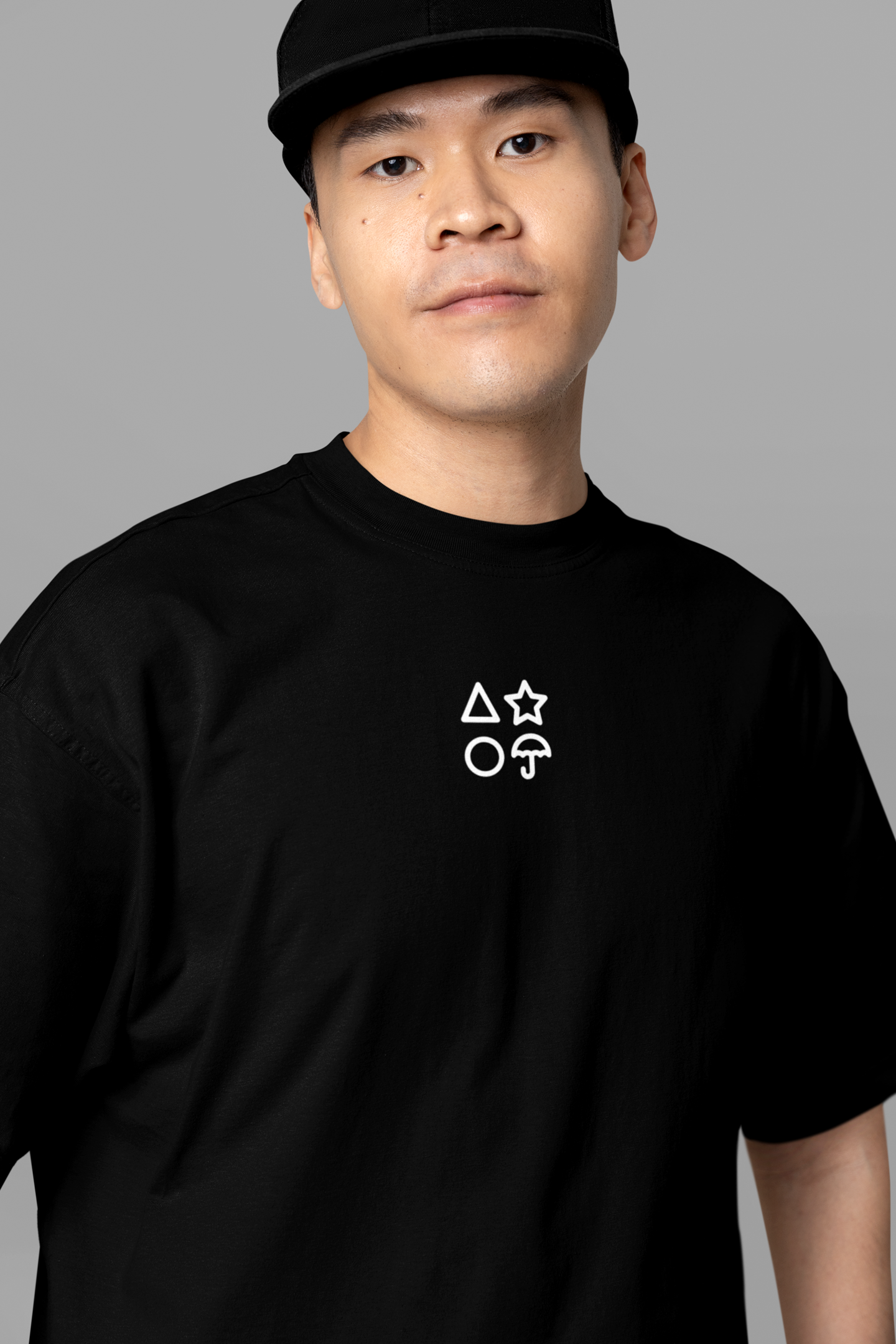 Squid Game 3 Unisex Printed Oversized Drop Shoulder T-Shirt