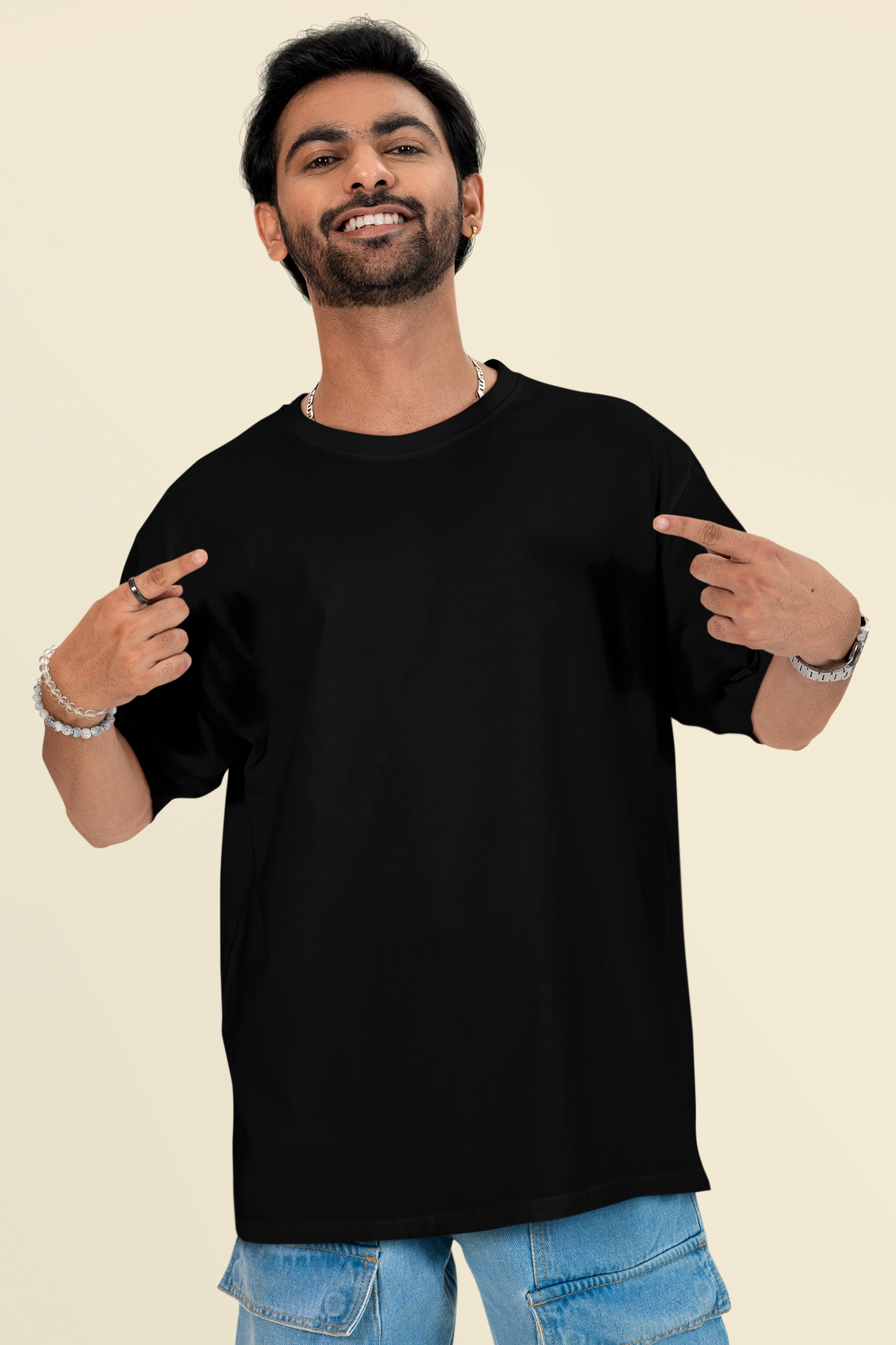 Free Spirit Printed Oversized Drop Shoulder T-Shirt