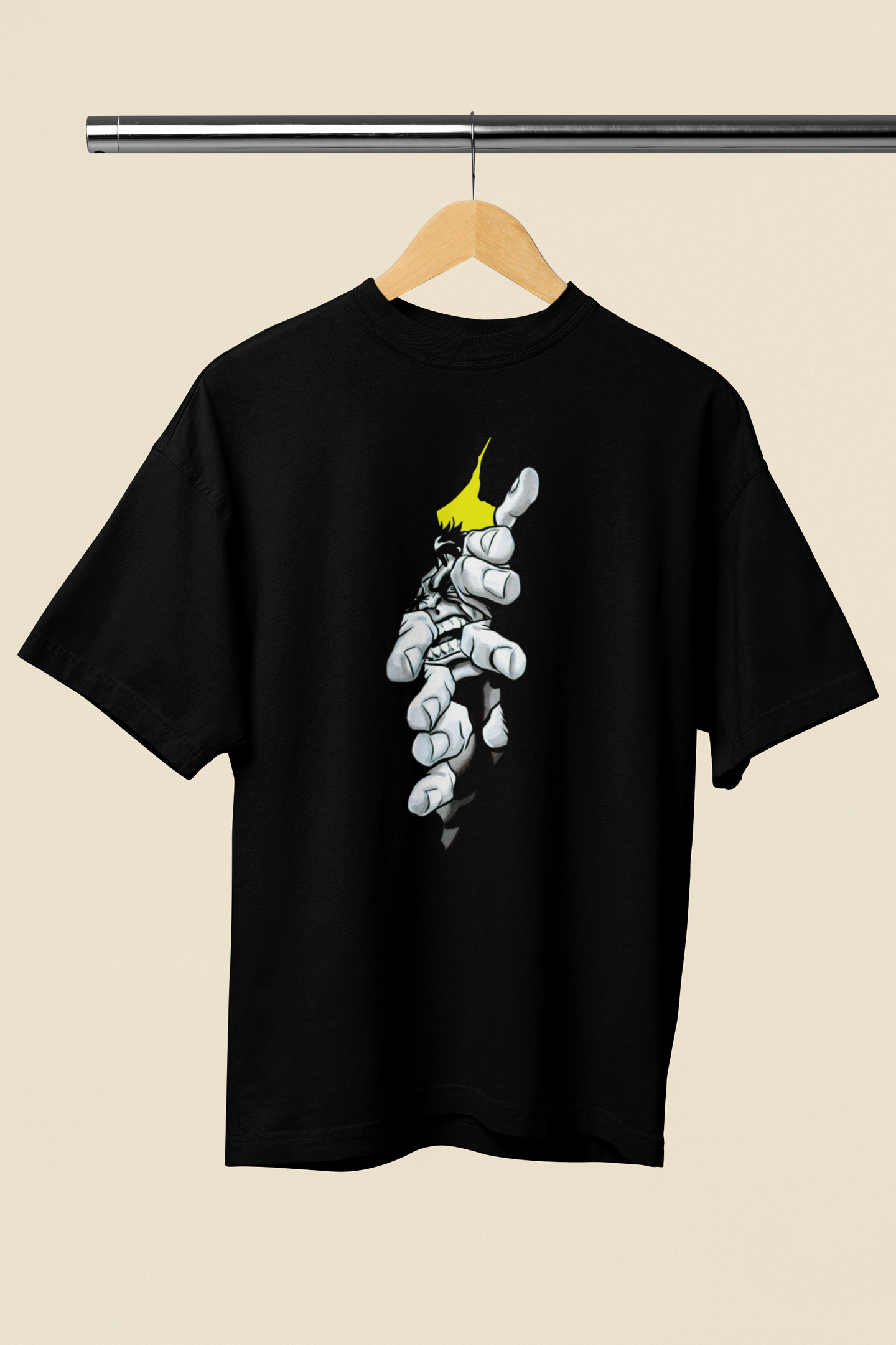 HULK Printed Oversized Drop Shoulder T-Shirt