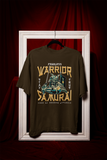 Warrior Samurai Printed Oversized Drop Shoulder T-Shirt