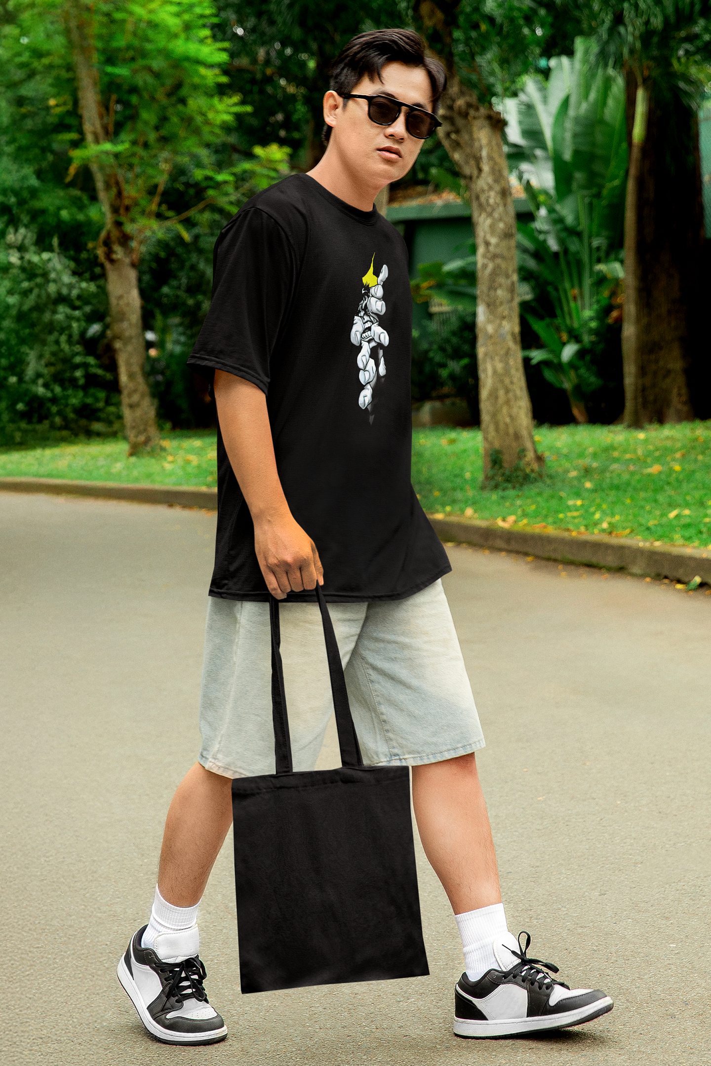 HULK Printed Oversized Drop Shoulder T-Shirt